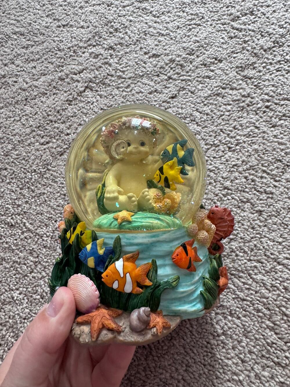 Vintage 2000 Dreamsicles Under The Sea A Whole New World Musical Snow Globe
